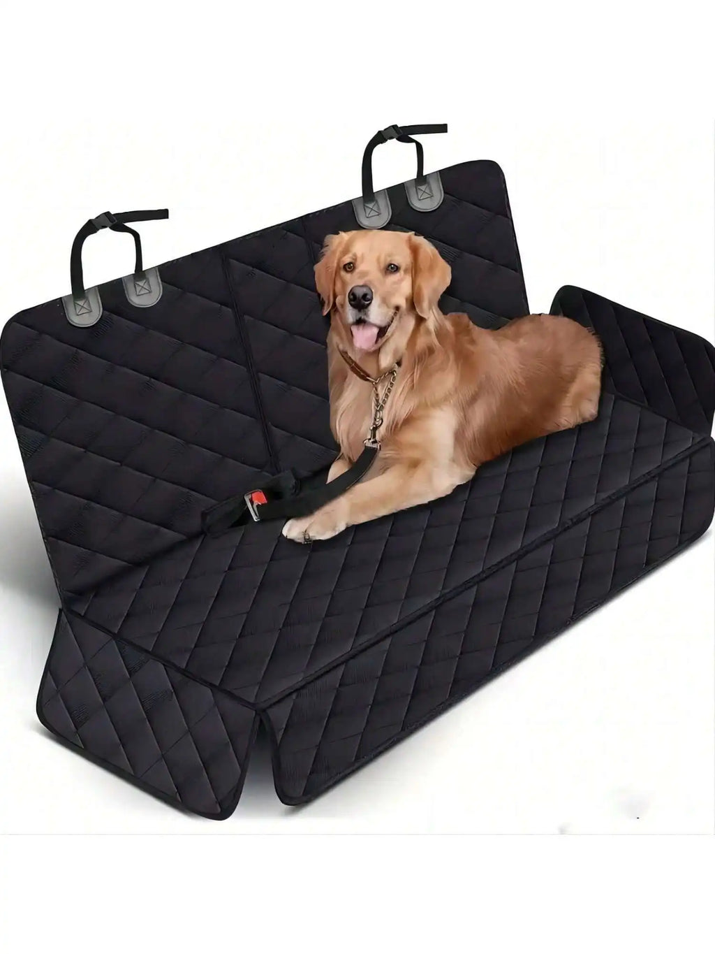Housse banquette auto chien zip accoudoir – accès accoudoir central porte-gobelets objets longs