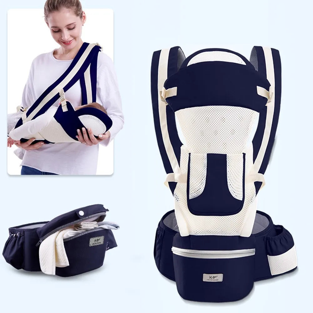 Porte-bébé BD931 crème – design épuré unisexe style moderne toutes tenues