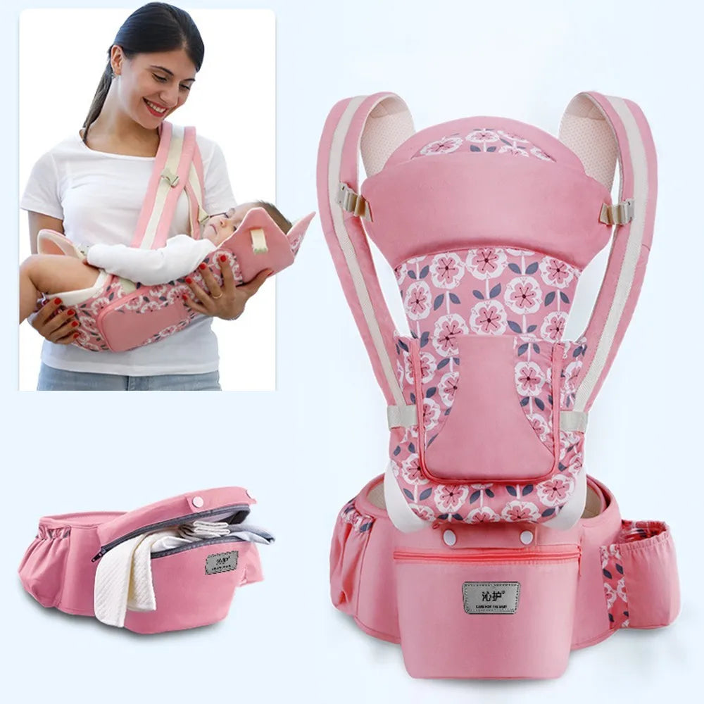 Porte-bébé BD931 beige – mode face à face complicité parent bébé regard contact