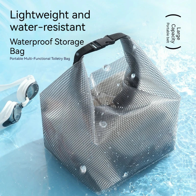 Sac rangement imperméable pliable – organisateur voyage salle de bain polyester anti-poussière