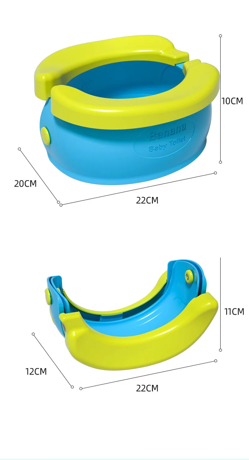 Pot pliable vvocci design cartoon – motifs colorés ludiques apprentissage propreté