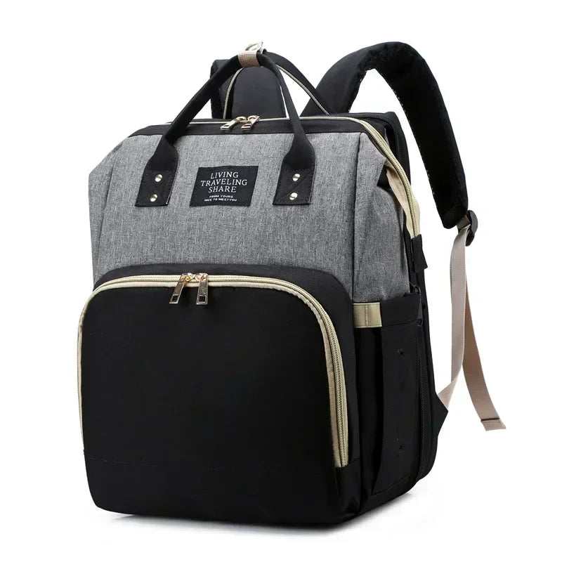Sac à langer patchwork couleur AA16 - grande capacité pour parents actifs