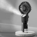 Ventilateur brumisateur Raugee F3 noir – compact léger bureau voyage camping plage