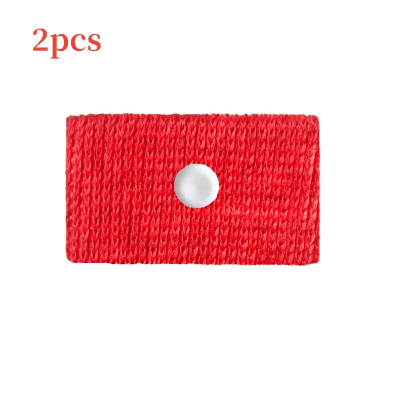 Bracelets acupression rouge – mal des transports voiture train long-courrier