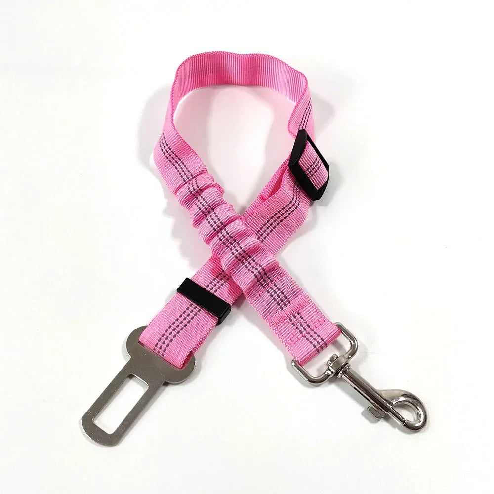 Ceinture de Sécurité Élastique pour Chien | Ajustable & Réfléchissante
