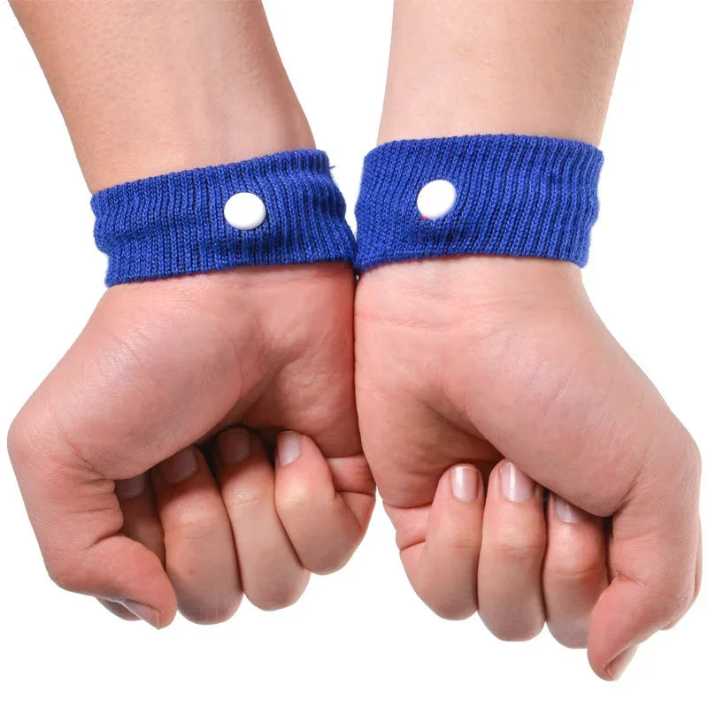 Bracelets anti-nausées acupression lot de 2 – gamme couleurs mal des transports grossesse