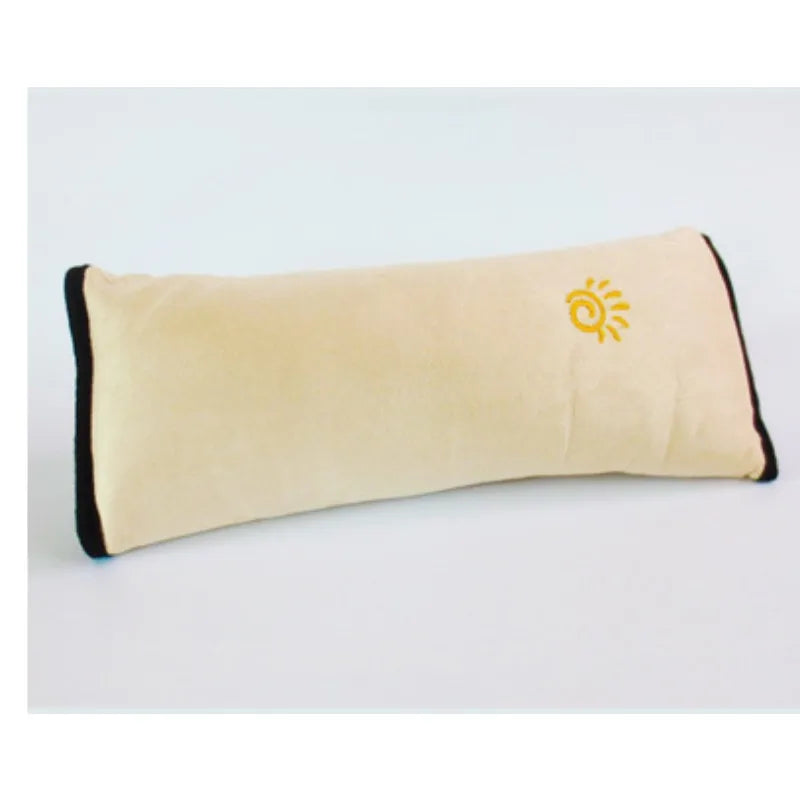 Coussin protège-ceinture peluche doux – confort sommeil trajet longue distance famille