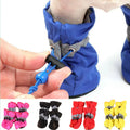 Bottes de pluie imperméables pour chien pack de 4 – cuir PU antidérapant toutes couleurs