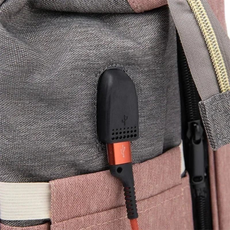 Lit de voyage portable pliable intégré au sac à langer