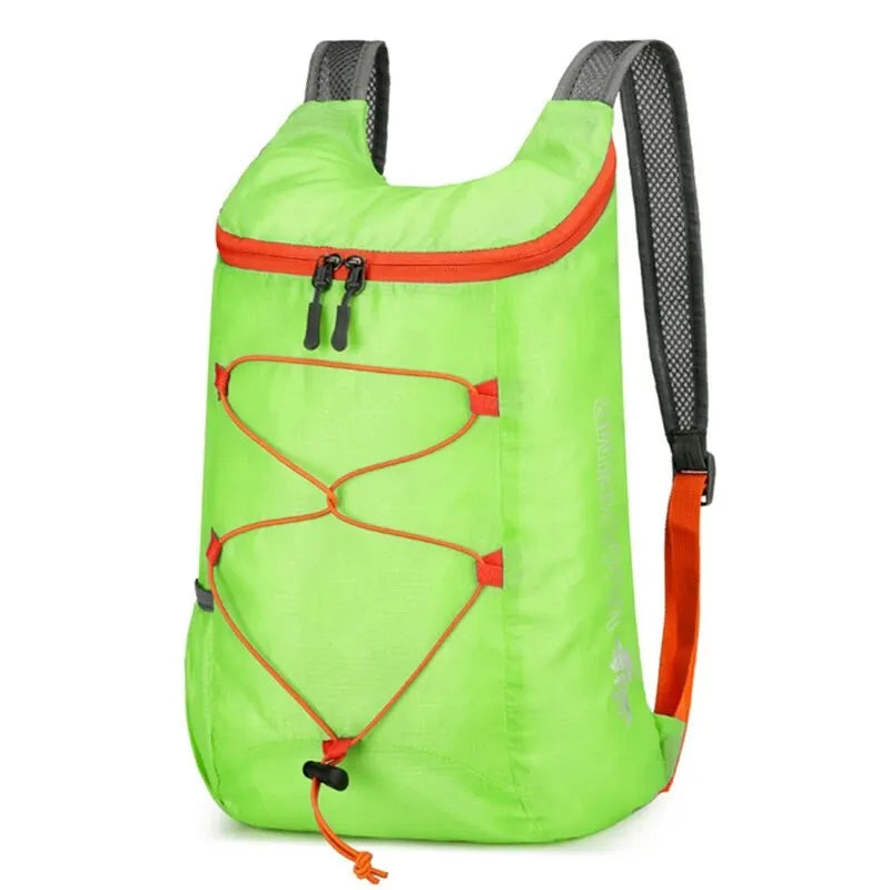 Sac à dos Vanaheimr vert – bretelles réglables rembourrées anti-transpiration longue marche