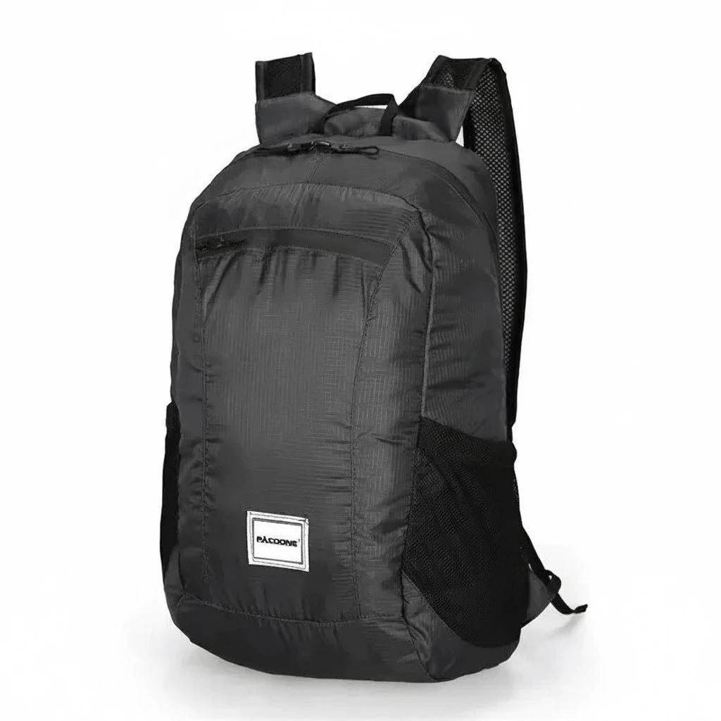 Sac à dos PACOONE noir – style épuré intemporel structure externe tenue optimale