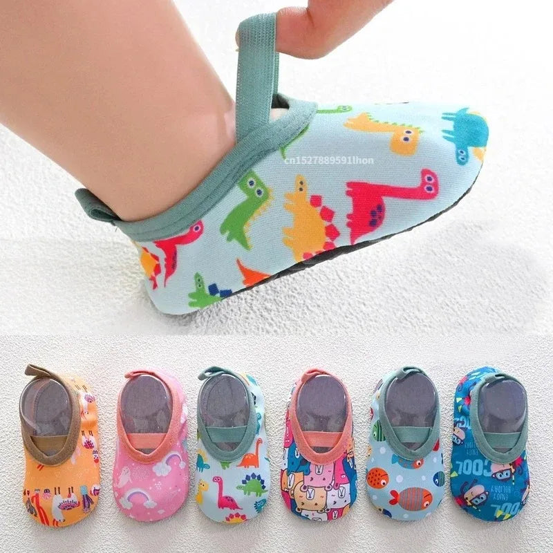 Chaussures aquatiques bébé Sonkpuel – gamme couleurs slip-on séchage rapide plage piscine