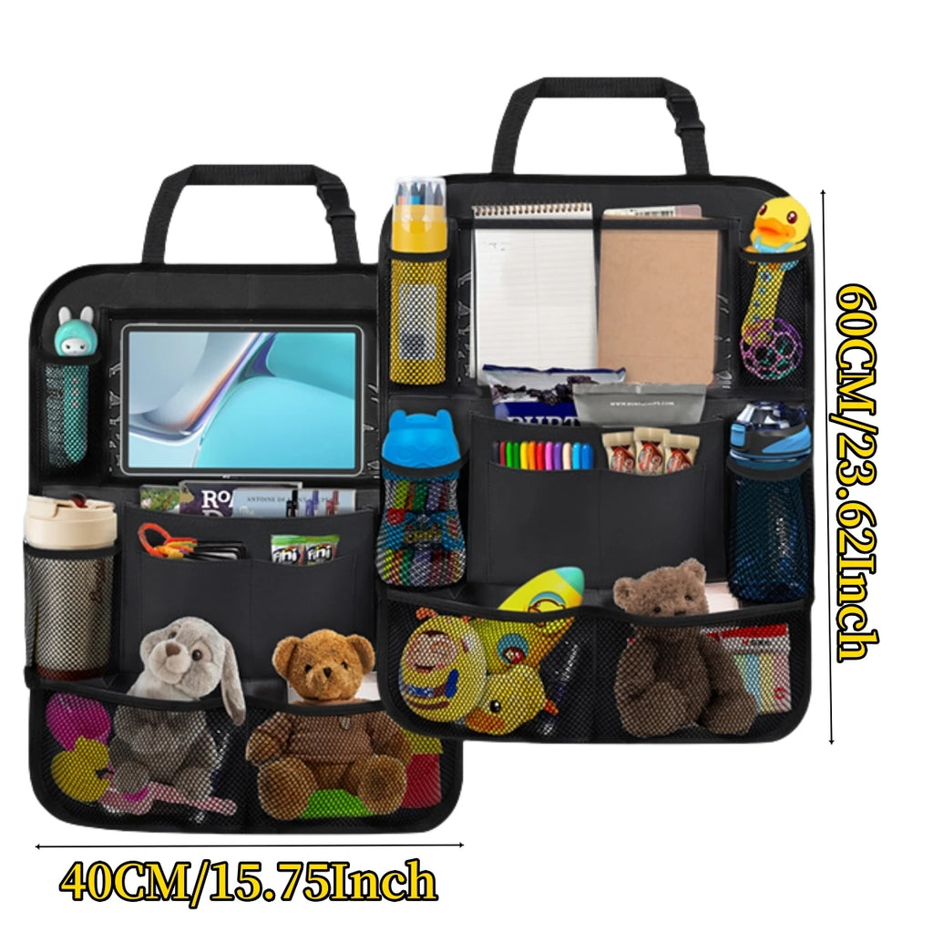 Organisateur voiture avec support tablette tactile – compatible iPad et tablettes Android