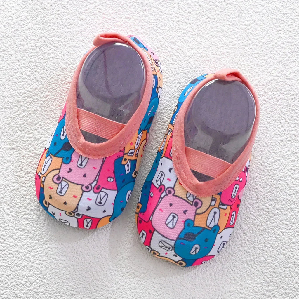 Aquashoes bébé Sonkpuel violet – polyester respirant enfilage facile sans lacets