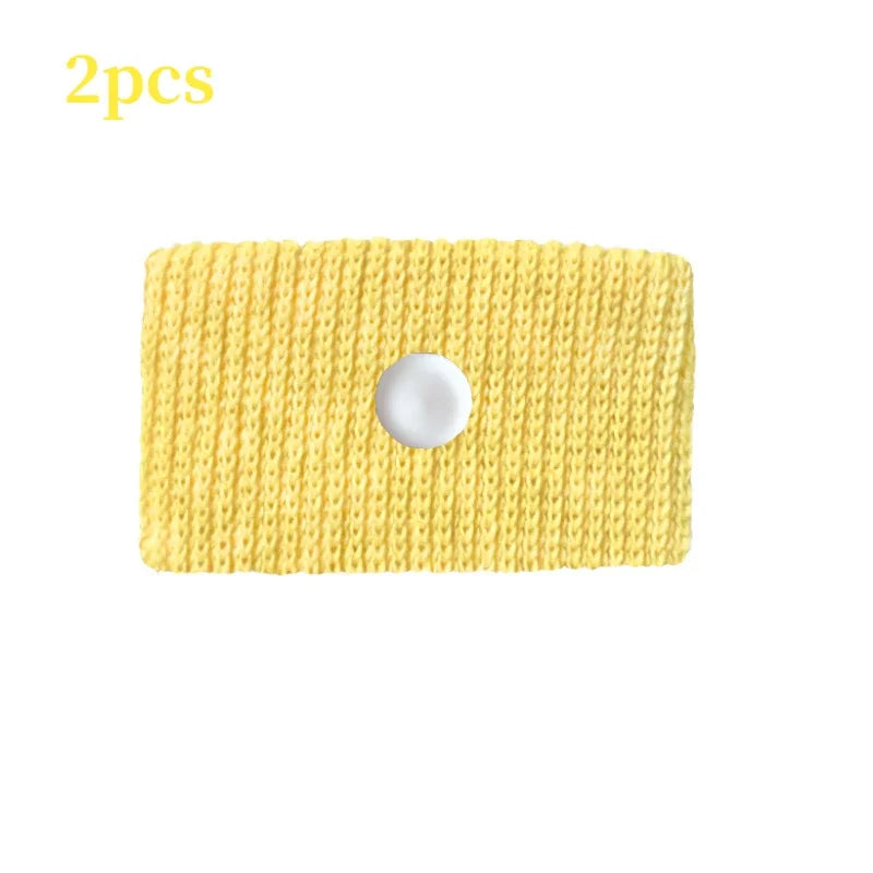 Bracelets acupression jaune – format compact poche léger discret toutes aventures