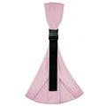 Porte-bébé motif rose dajinbear – position en M hanches et bassin respectés