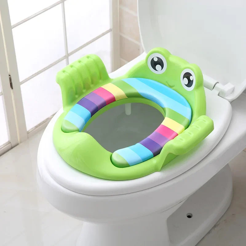 Réducteur toilette enfant Modèle C – compact pliable plastique léger sac à dos valise