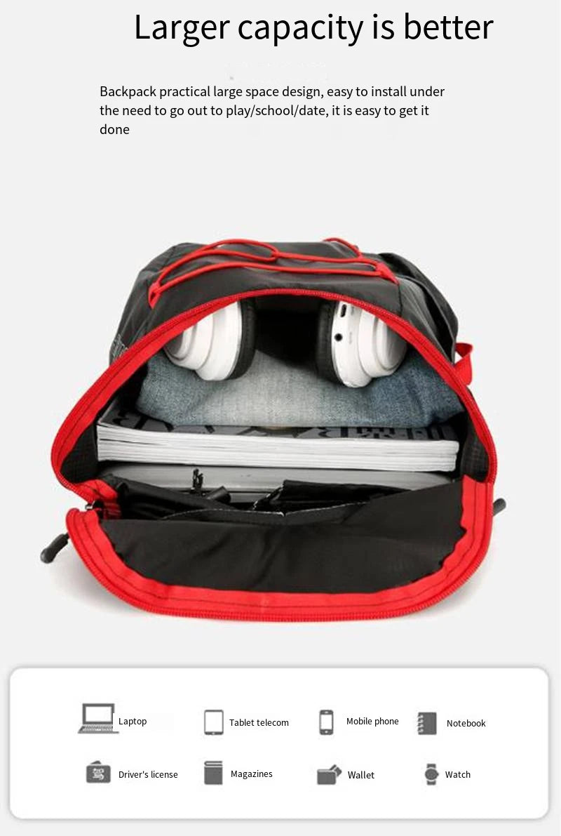 Sac à dos Vanaheimr déplié 20L – dimensions 390x270x140mm bretelles mesh ergonomiques