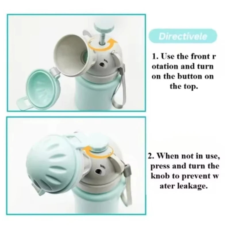 Pot voyage bébé en utilisation voiture – compact boîte à gants sac à langer poussette