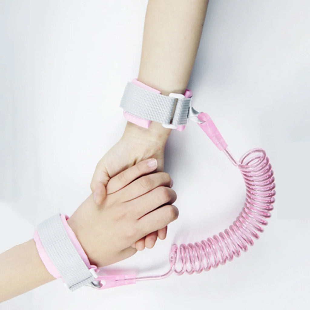 Bracelet sécurité anti-perte enfant – gamme modèles avec et sans serrure vert bleu rose
