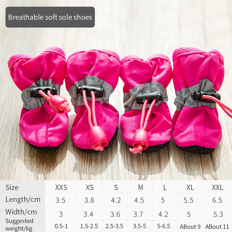 Guide des tailles bottes chien – mesure patte XXS à XXL pour petits chiens et chiots