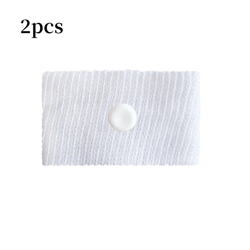 Bracelets acupression blanc – nausées matinales grossesse solution 100% naturelle